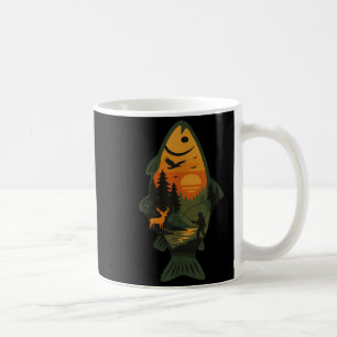 Caneca De Café Trout Fly Pescaria Floresta Exterior Natureza Selv