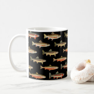 Caneca De Café Trout Galore - Pesca Negra