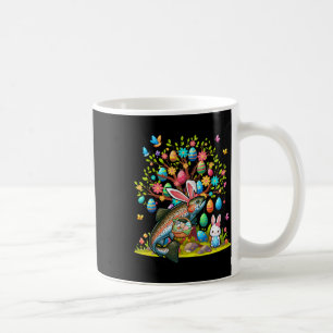 Caneca De Café Trout Peixe Bunny Ovos de Páscoa Árvore Bonito Fat
