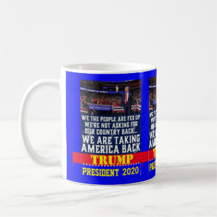 CANECA DE CAFÉ TRUMP 2020