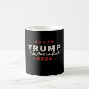 Caneca De Café Trump 2024 Devolva a América Presidente 47 EUA
