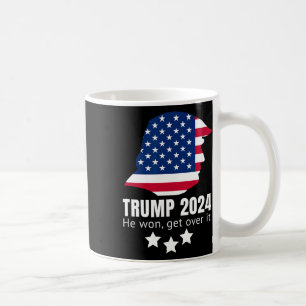 Caneca De Café Trump 2024 Ele Ganhou Por Isso