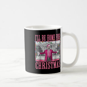 Caneca De Café Trump 2024 Estarei Em Casa Para Papais noeis De Na