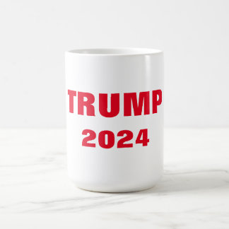 Caneca De Café Trump 2024 - Favor do Partido Gift Branco Colorido