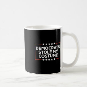 Caneca De Café Trump 2024 Figurino de Halloween, Democratas Rouba