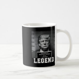 Caneca De Café Trump 2024 Mugshot Presidente Legend
