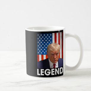 Caneca De Café Trump 2024 Presidente Legend American Flag