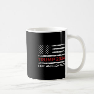 Caneca De Café Trump 2024 Retome A Eleição Americana Patriótica F