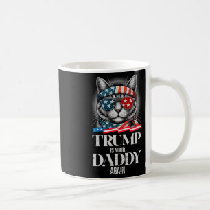 Caneca De Café Trump 2024 Take America Byck Trump É Seu Pai A