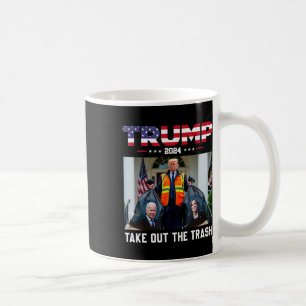 Caneca De Café Trump 2024 Tira O Lixo Engraçado Do Lixo