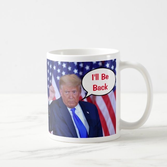 Caneca De Café Trump 2024 Voltará (Direita)