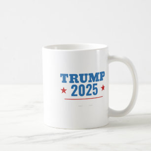 Caneca De Café Trump 2025 Presidente Sinal de Eleição Desenho de