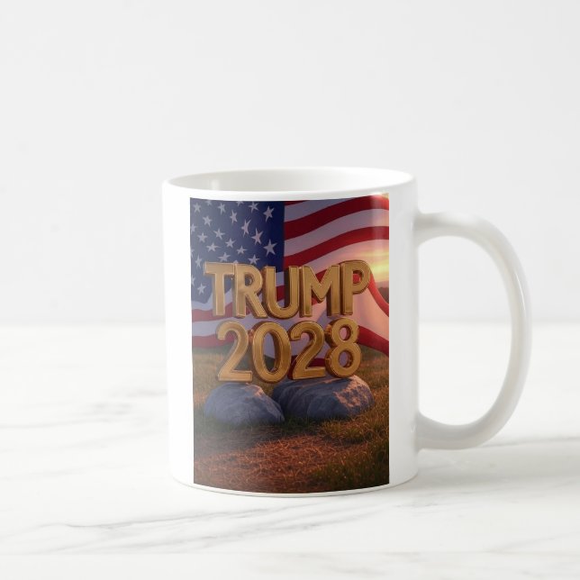CANECA DE CAFÉ TRUMP 2028 (Direita)