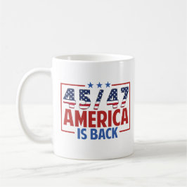 Caneca De Café Trump 45-47 América está de volta