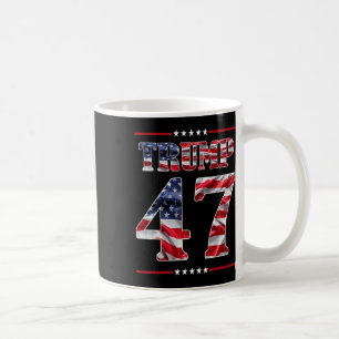 Caneca De Café Trump 45-47 Mega Sinalizador Americano 2024 Eleiçã