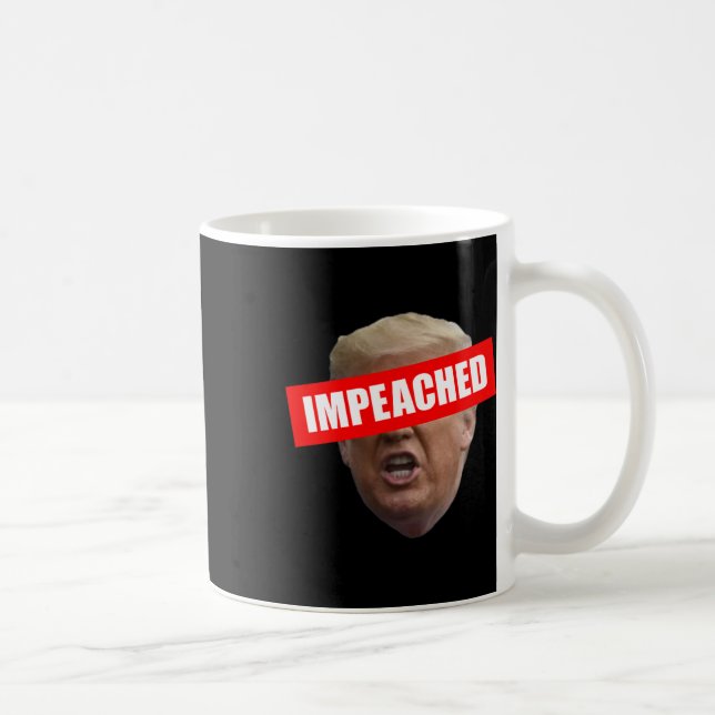 Caneca De Café Trump 45 Presidente 3º Impeachment  (Direita)