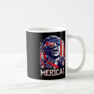 Caneca De Café Trump 4 De Julho Merica Men Women Usa American Fl