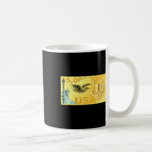 Caneca De Café Trump 5 Milhões de Dólares Rico Migrante Americano