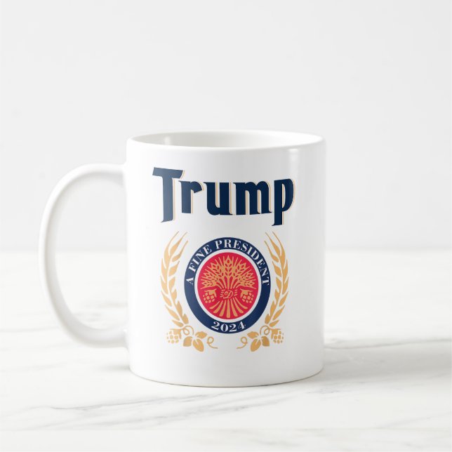 Caneca De Café Trump A Fine Presidente 2024 (Esquerda)