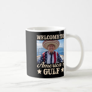 Caneca De Café Trump America's Golfo México Presidente Trump Somb