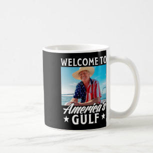Caneca De Café Trump America's Golfo México Presidente Trump Somb