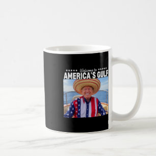 Caneca De Café Trump America's Golfo México Presidente Trump Somb
