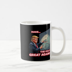 Caneca De Café Trump Américas Golfo Presidente do México Trump