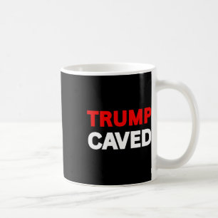 Caneca De Café Trump Cedeu Tarifas Guerras Comerciais Engraçado S