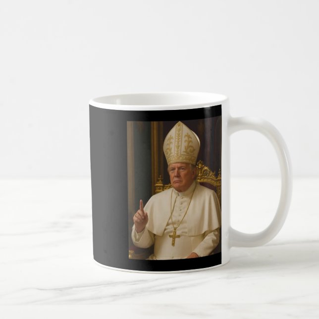 Caneca De Café Trump Como Papa Tee Meme Engraçado 1 (Direita)