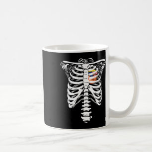 Caneca De Café Trump Coração Esqueleto Caixa Torácica Dia das Bru