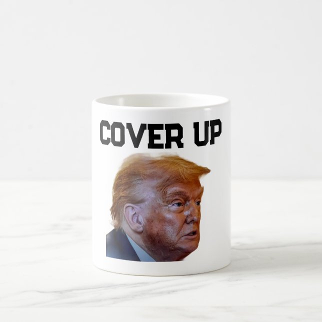 Caneca De Café Trump Cover Up Coffee Mug (Centro)