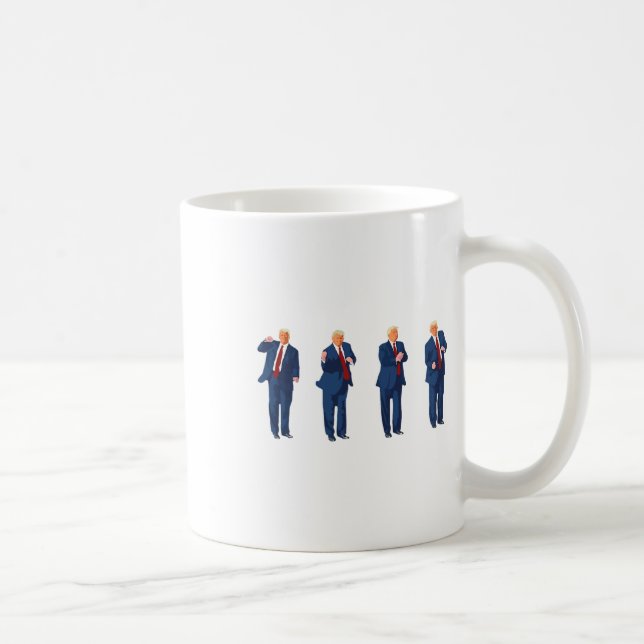 Caneca De Café Trump Dance 4 De Julho De Trump 2024 (Direita)
