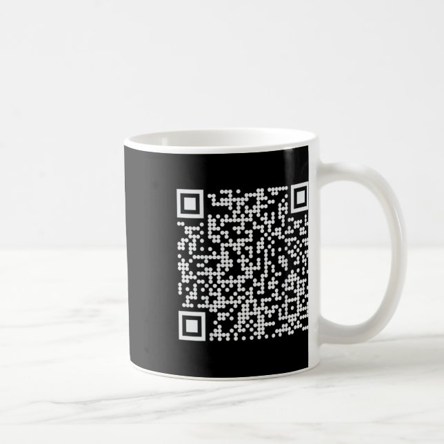 Caneca De Café Trump Dance Qr Engraçado Presidente Dance Code (Có (Direita)