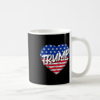 Caneca De Café Trump de Amor do Sinalizador Coração