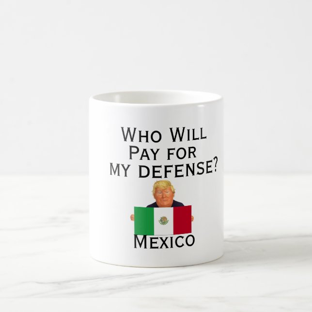 Caneca De Café Trump Defense Coffee Mug (Centro)