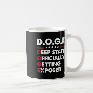 Caneca De Café Trump Doge Estado Profundo Oficialmente Sendo Expo