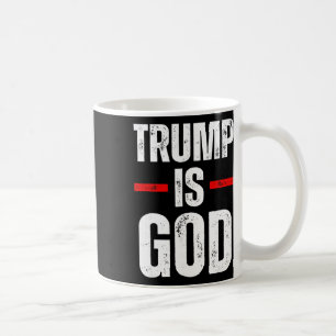Caneca De Café Trump É Deus Engraçado Trump É Deus
