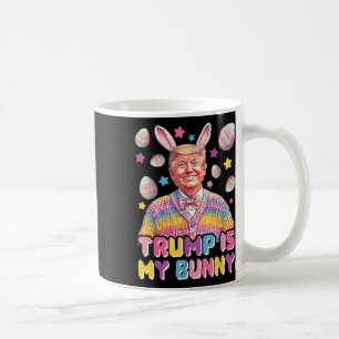 Caneca De Café Trump É Meu Coelhinho - Engraçada Coelhinha