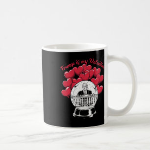 Caneca De Café Trump É Meu Namorado Engraçado Trump Coquette Laço