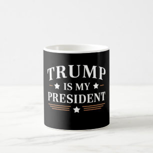 Caneca De Café Trump É Meu Presidente 47º US Vintage