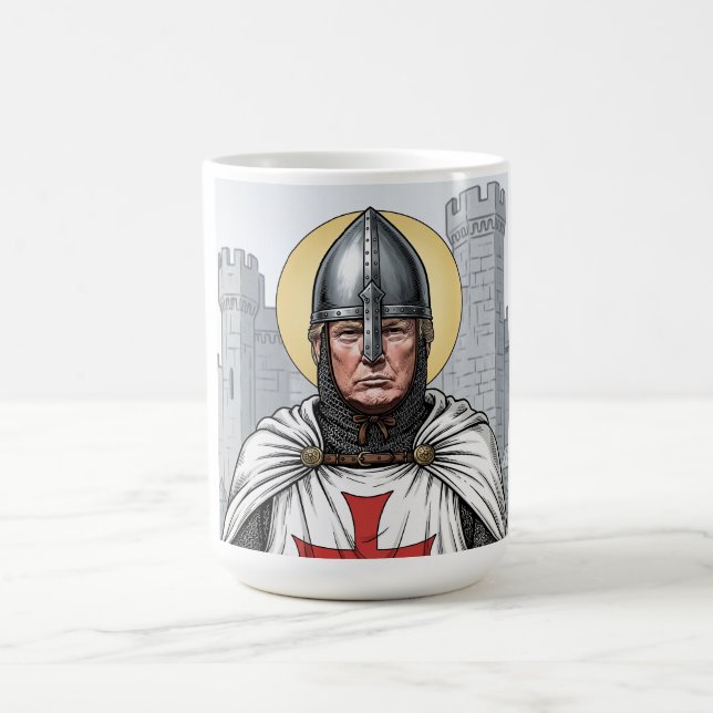 Caneca De Café Trump e os Cavaleiros Templários (Centro)