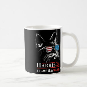Caneca De Café Trump É Um Voto De Cabra Harris Vheimer Cat Lady 1