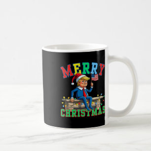 Caneca De Café Trump Em Shelf Engraçado Feliz Natal Mães Da Famíl