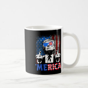 Caneca De Café Trump engraçado 4 de julho Merica Bandeira America