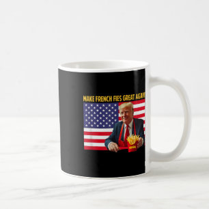 Caneca De Café Trump Engraçado Torne Excelente De Fries Trump Meg