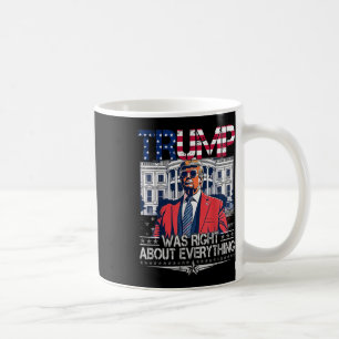 Caneca De Café Trump Estava Certo Sobre Tudo Bandeira Americana B