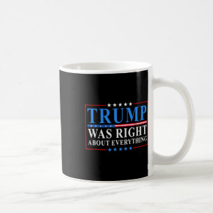 Caneca De Café Trump Estava Certo Sobre Tudo Bandeira Americana D