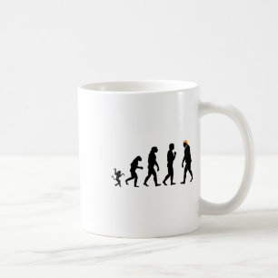 Caneca De Café Trump Evolution resiste ao Funny Donald Trump
