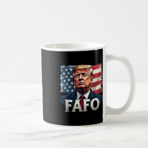 Caneca De Café Trump Fafo Descubra A Vintagem Da Bandeira Nos