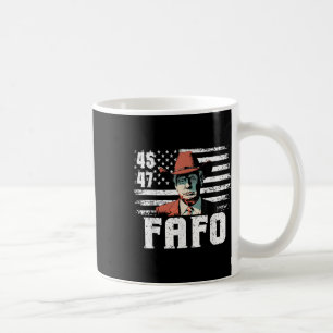 Caneca De Café Trump Fafo Us Flag Funny Trump 4 De Julho